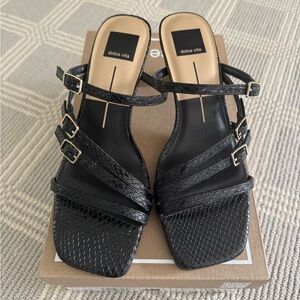 Dolce Vita Black Strappy Sandals